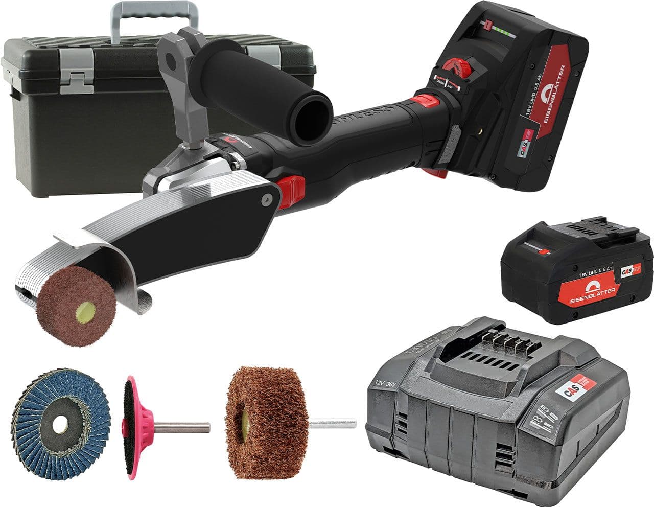 MINI MAX AKKU BRUSHLESS Grundset im Koffer inkl. Ladegerät und 2 Akkus 1