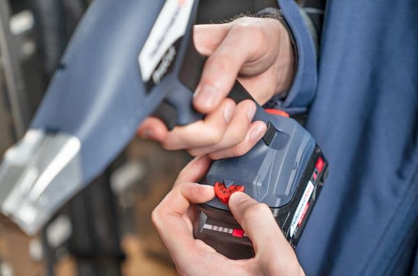 Automatische Kabelbinderpistole Dmax=20mm, für 2.5mm, 1.813kg, blau 2