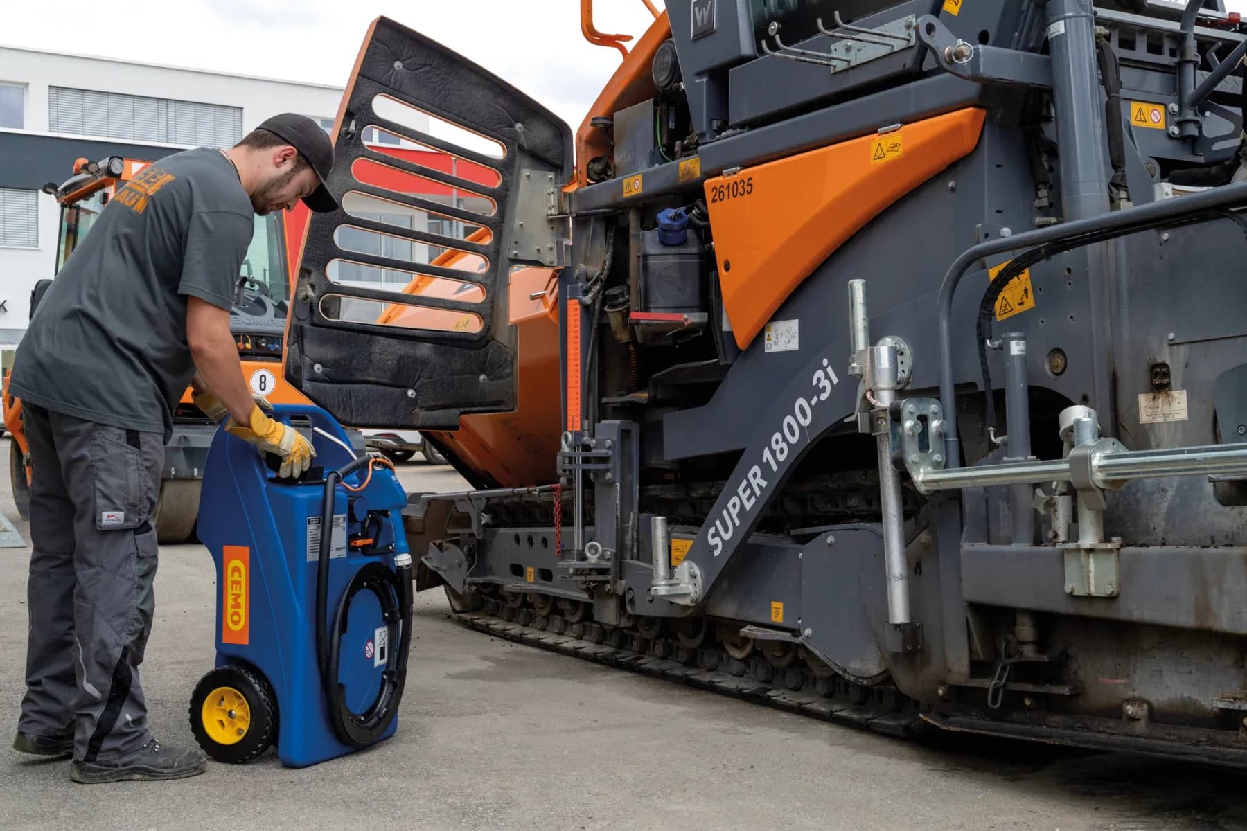 CEMO Trolley für AdBlue®, 100 l, CAS ohne Akku und Ladegerät, kpl. CENTRI SP 30, 18 V, AZV 5