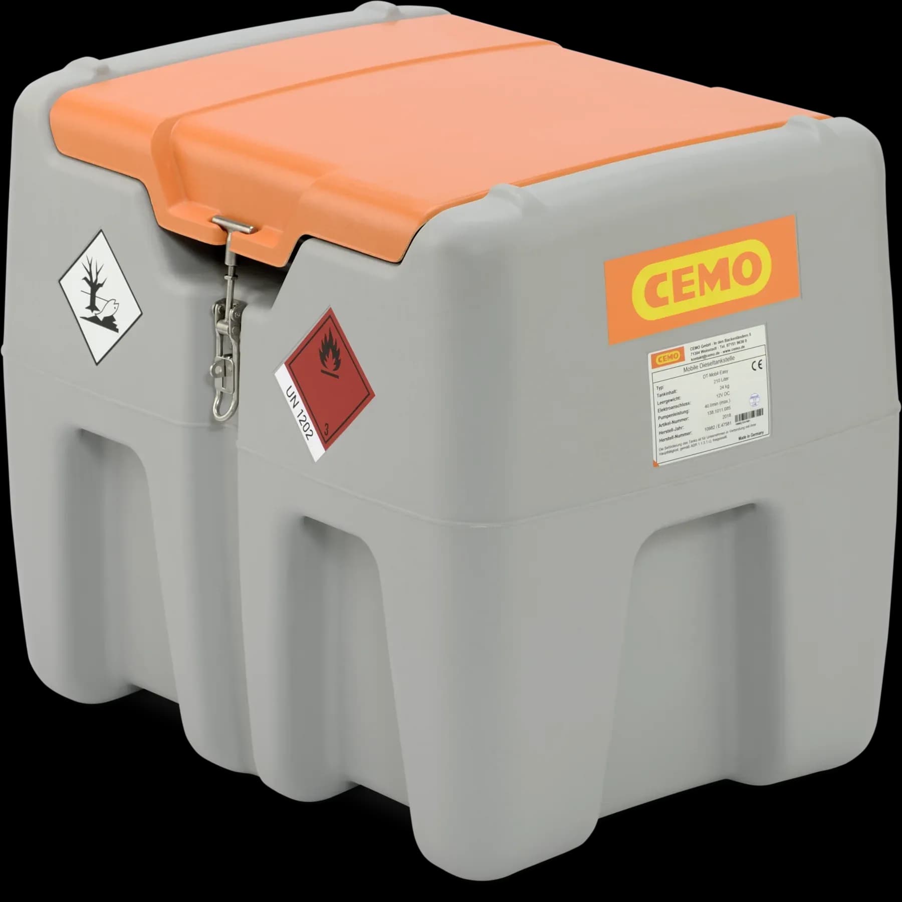 CEMO DT-Mobil Easy 210 l, CAS ohne Akku und Ladegerät 1