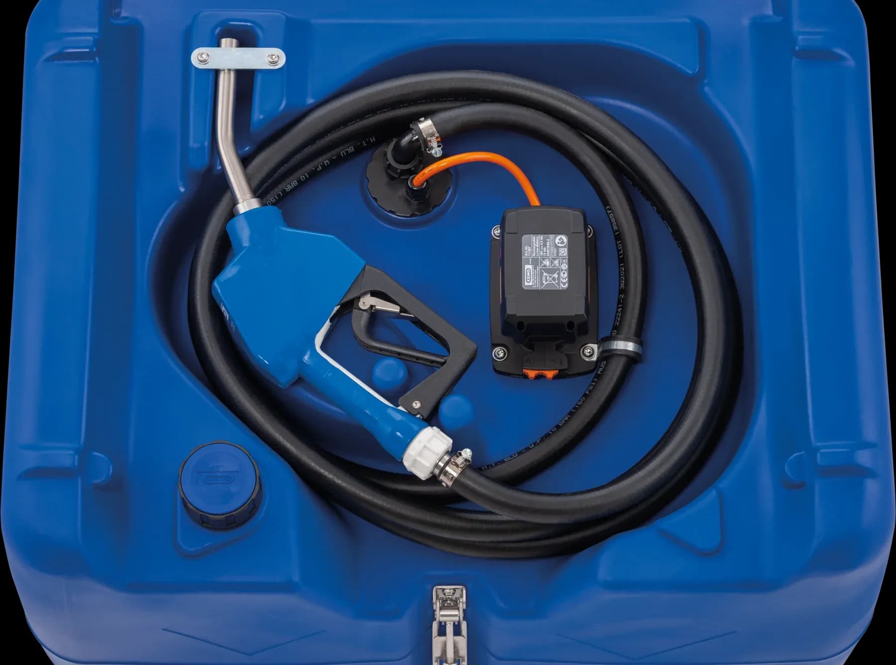 CEMO BLUE-MOBIL EASY für AdBlue® 210 l inklusive Ladegerät und CAS-Akku 1