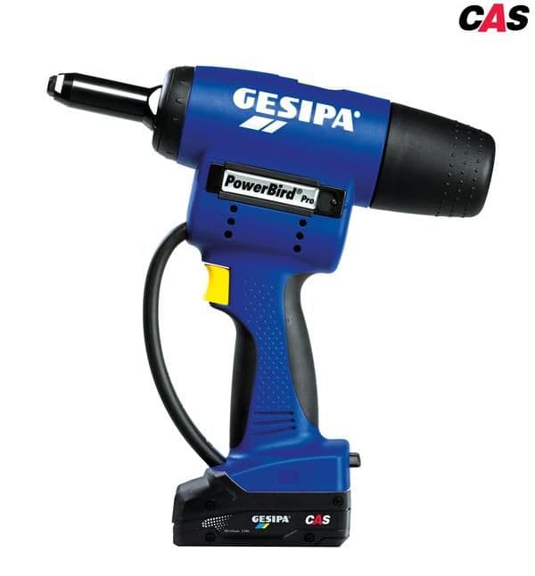PowerBird Pro Gold Edition CAS mit 1 Li-Ion Akku 18V - 2,0 Ah / Ladegerät in L-Boxx