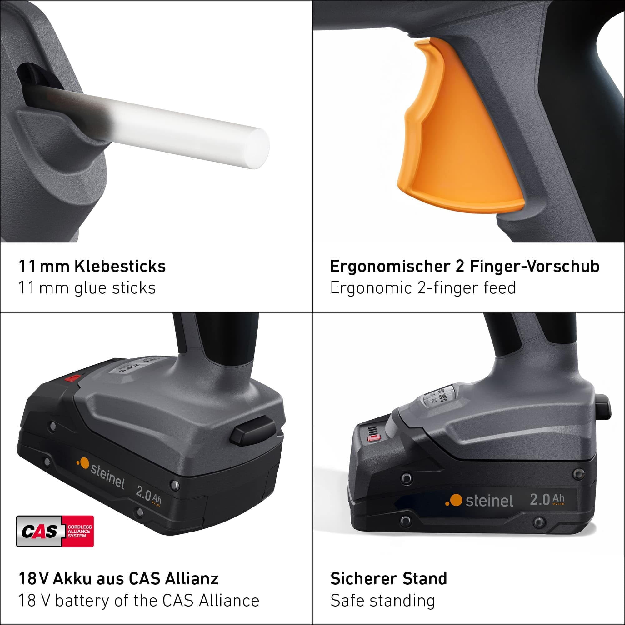 PRO MobileGlue 5011 CAS inkl. 2,0 Ah Akku und Ladegerät 5
