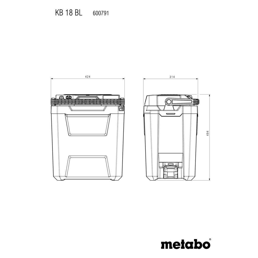 KB 18 BL (600791850) Akku-Kühlbox 5