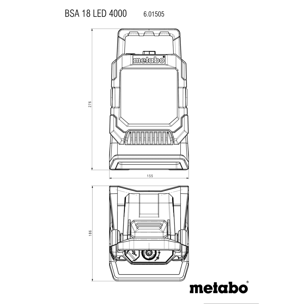 BSA 18 LED 4000 (601505850) Akku-Baustrahler 8