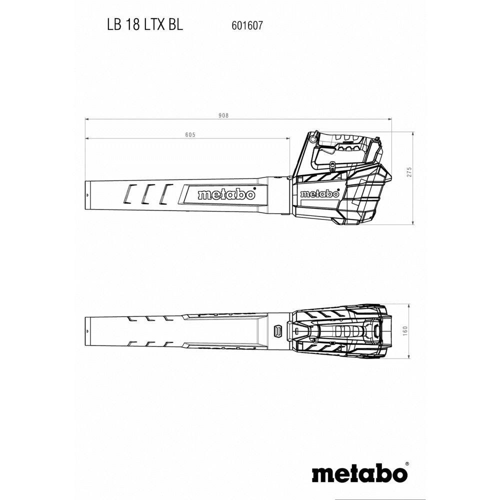 LB 18 LTX BL (601607850) Akku-Laubbläser 15