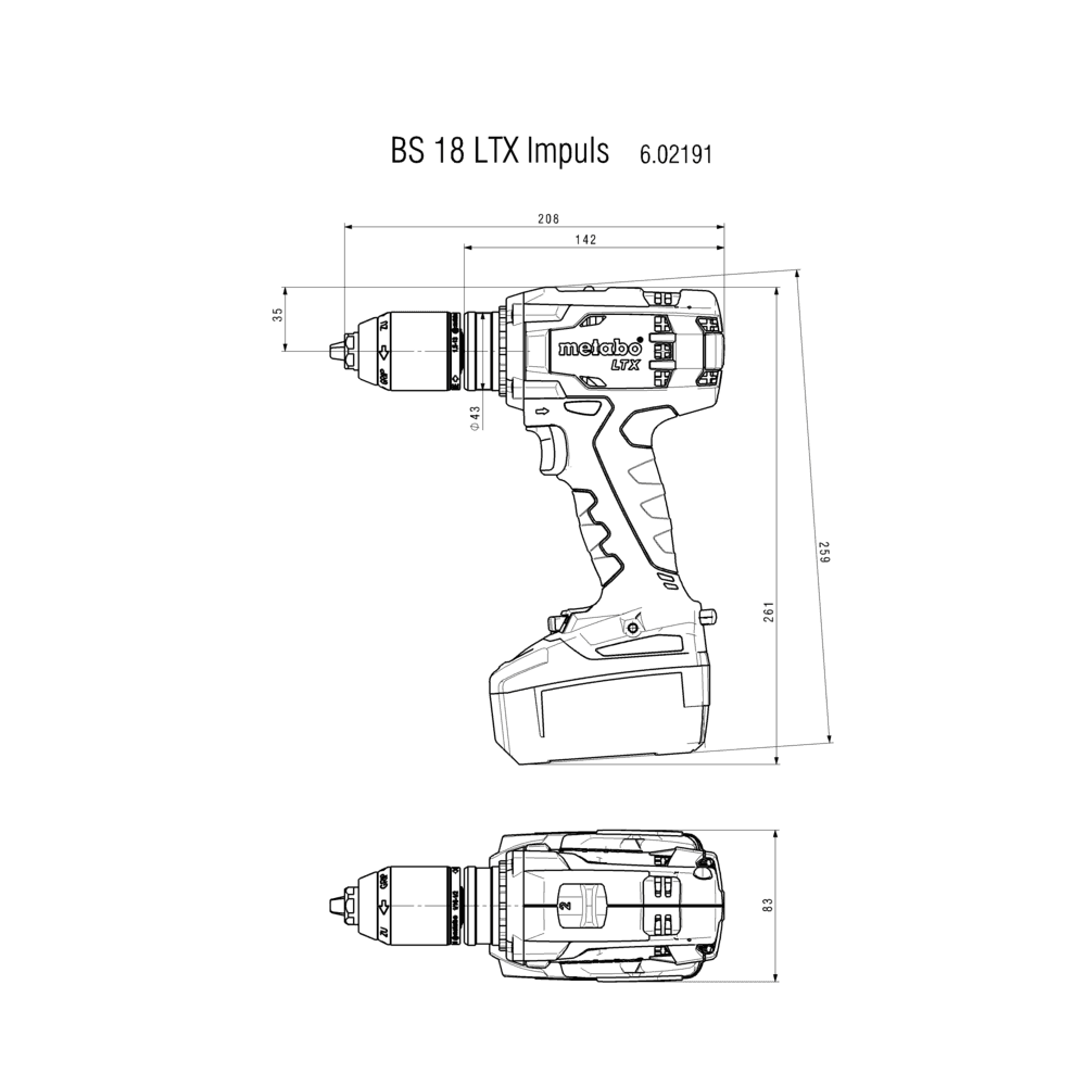 BS 18 LTX Impuls (602191840) Cordless drill driver 2