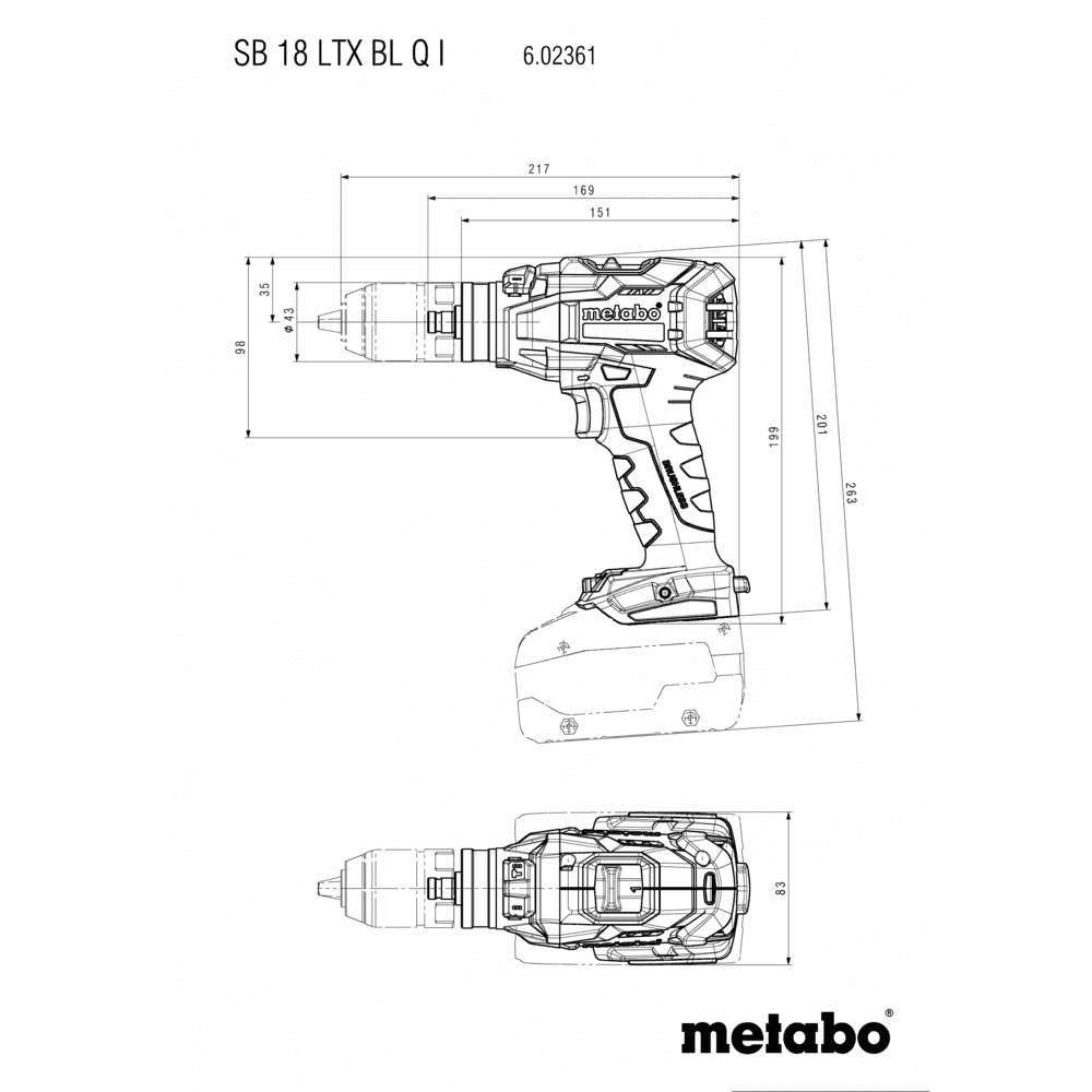 SB 18 LTX BL Q I (602361840) Akku-Schlagbohrschrauber 4