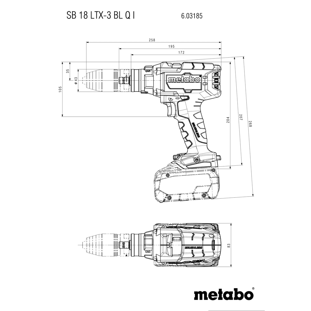 SB 18 LTX-3 BL Q I  (603185840) Akku-Schlagbohrschrauber 4