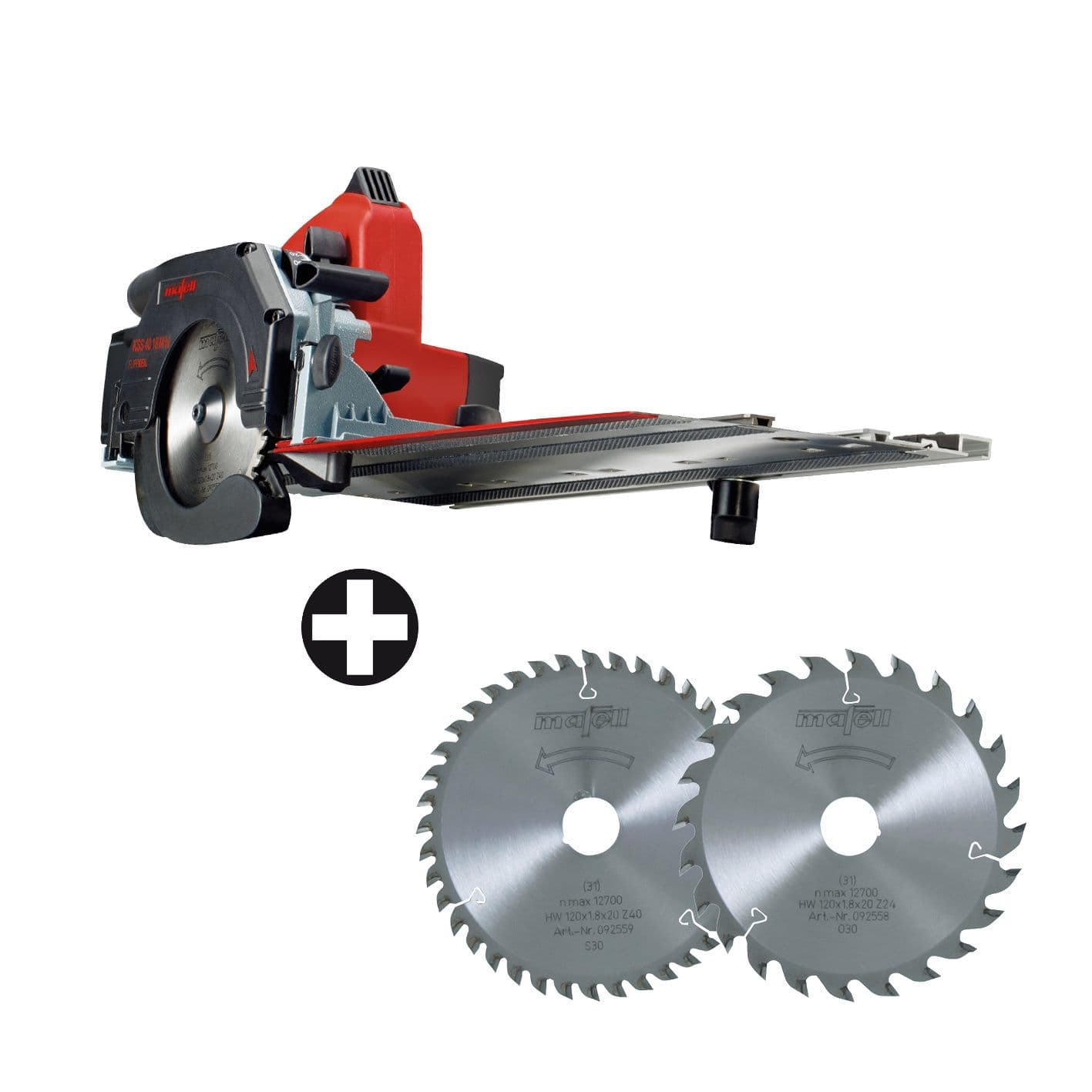 KSS 40 18M bl + Sägeblätter Z24/Z40 1