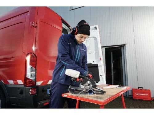 PIPECUT MINI inkl. Lader EU, 4Ah Akku 6