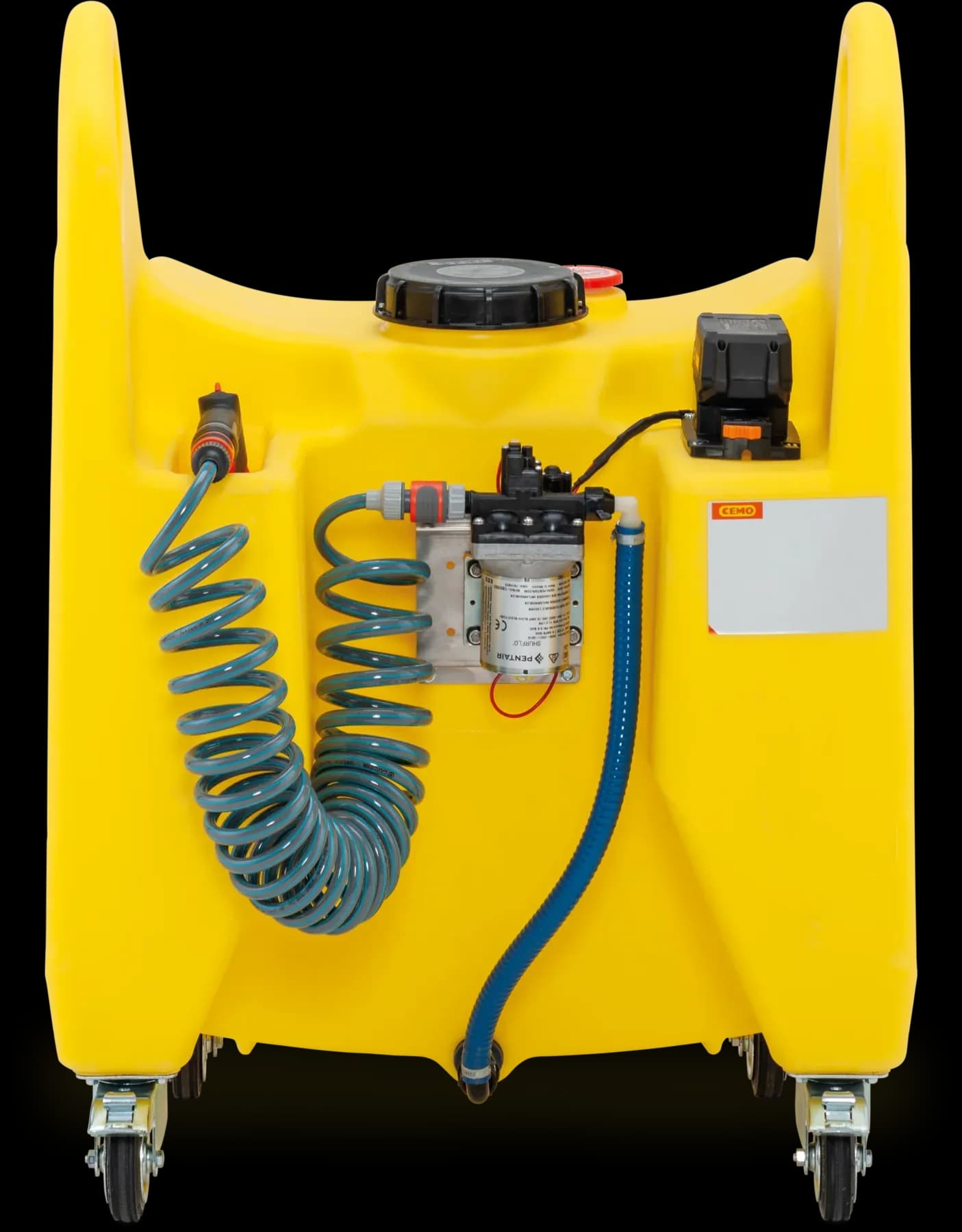 Transfer-Trolley Aqua 130 l mit Elektropumpe und CAS Akku