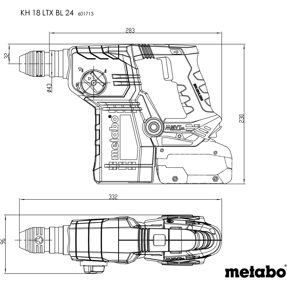KH 18 LTX BL 24 (601713840) Akku-Kombihammer 4