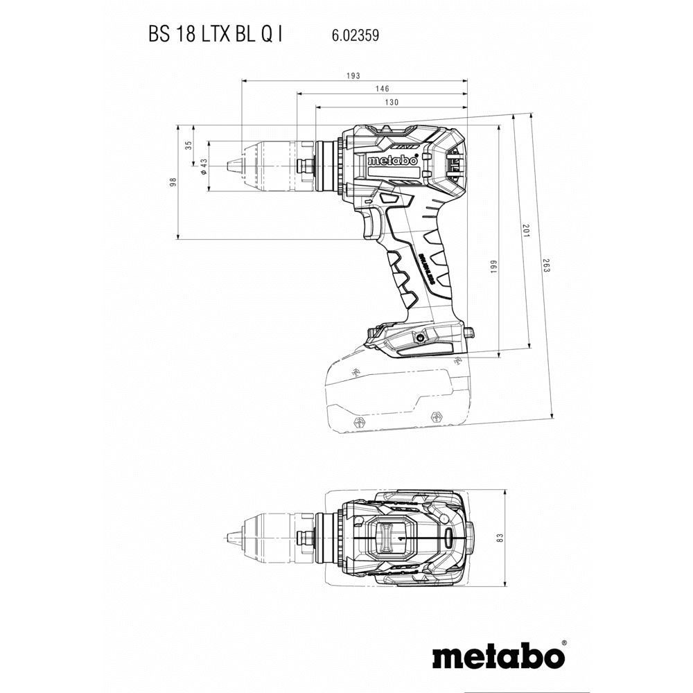 BS 18 LTX BL Q I (602359840) Akku-Bohrschrauber 9