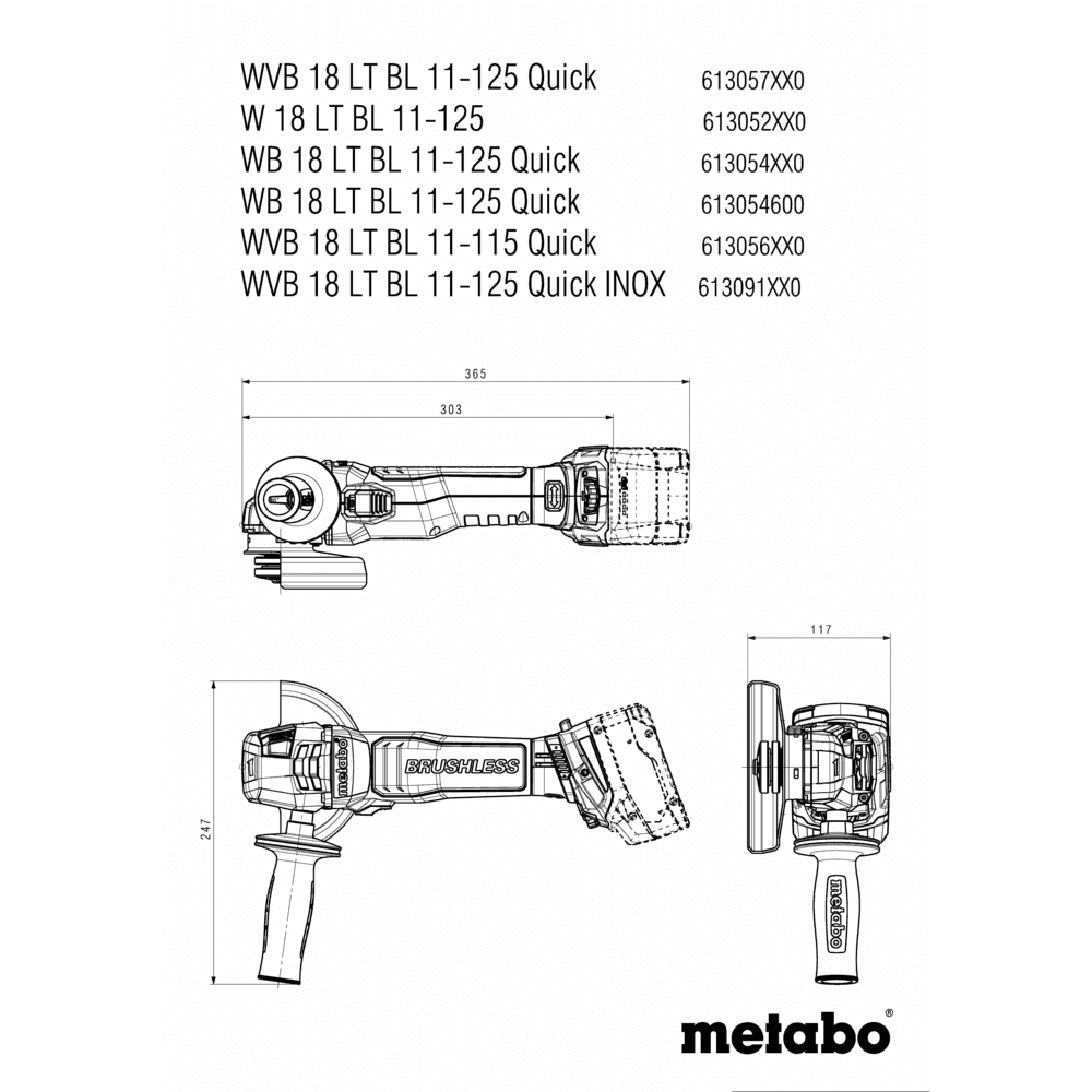 W 18 LT BL 11-125 (613052840) Akku-Winkelschleifer 7