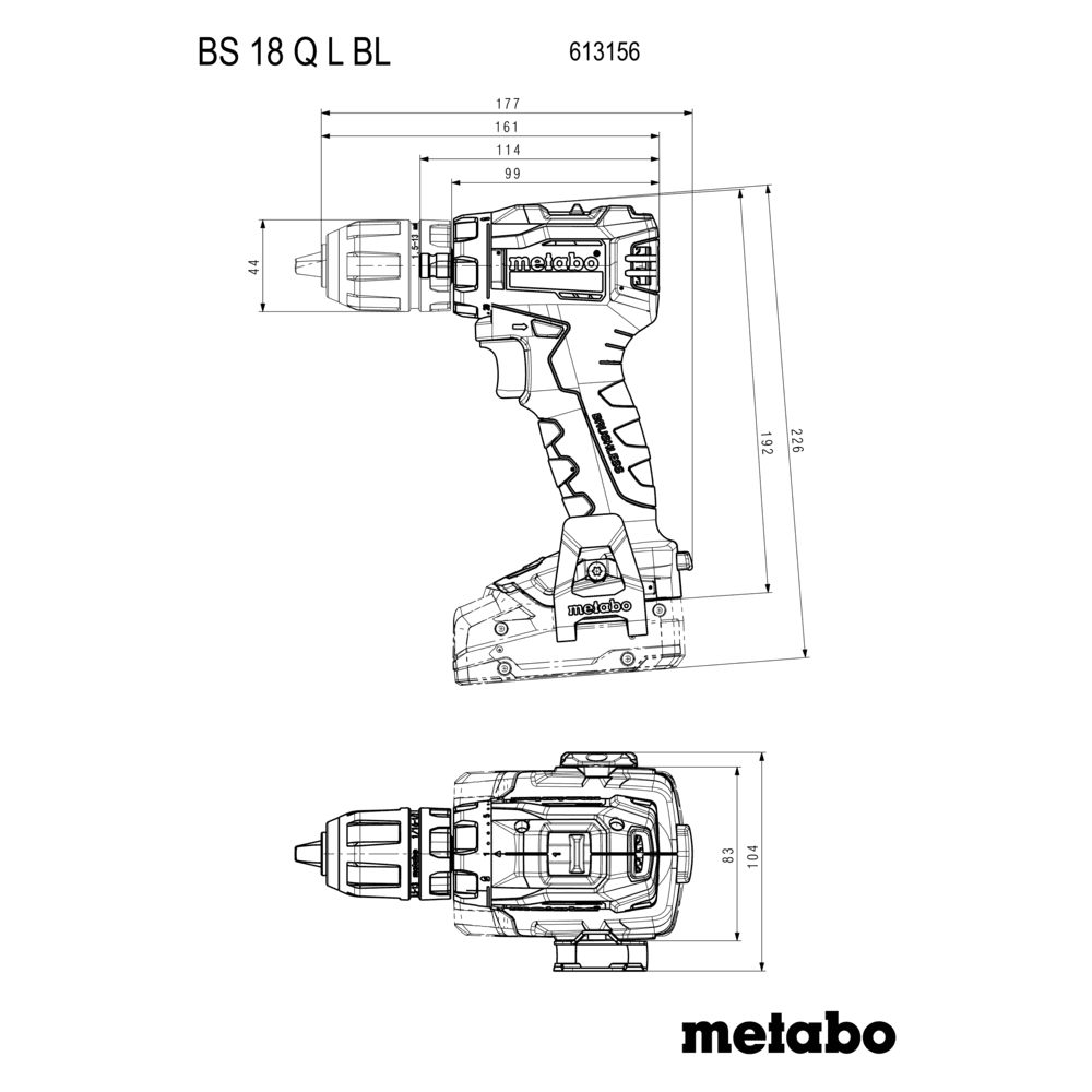 BS 18 L BL Q (613156840) Akku-Bohrschrauber 14