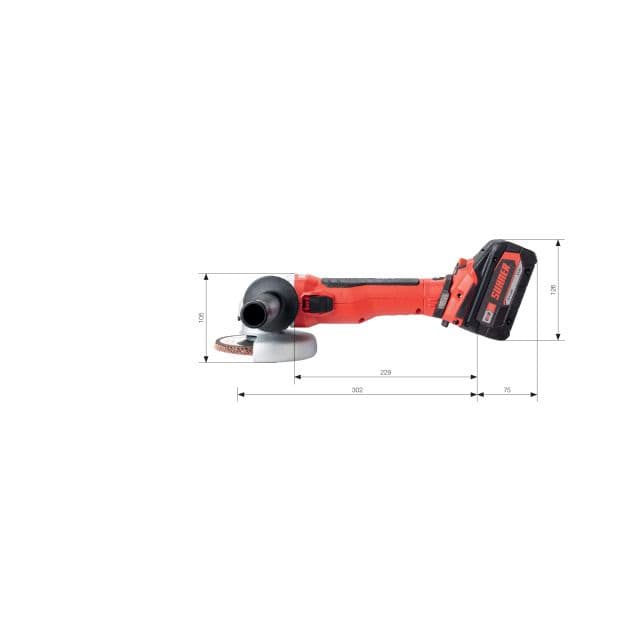 Akku-Winkelschleifer AWG 10-R 1