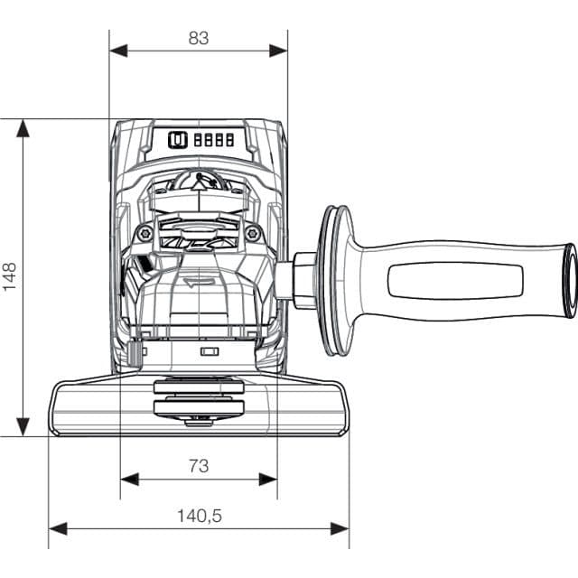 Akku-Winkelschleifer AWG 10-R 2