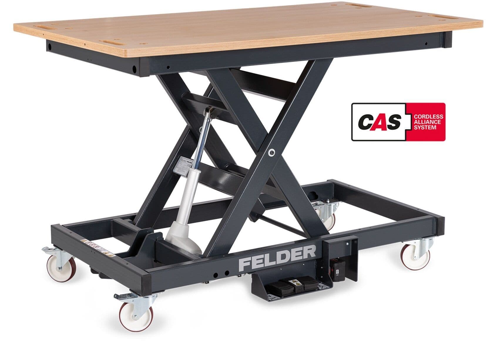 SET: Arbeitstisch FAT 300S Power Drive | CAS Akkupack LiHD | Ladegerät ASC 55 4